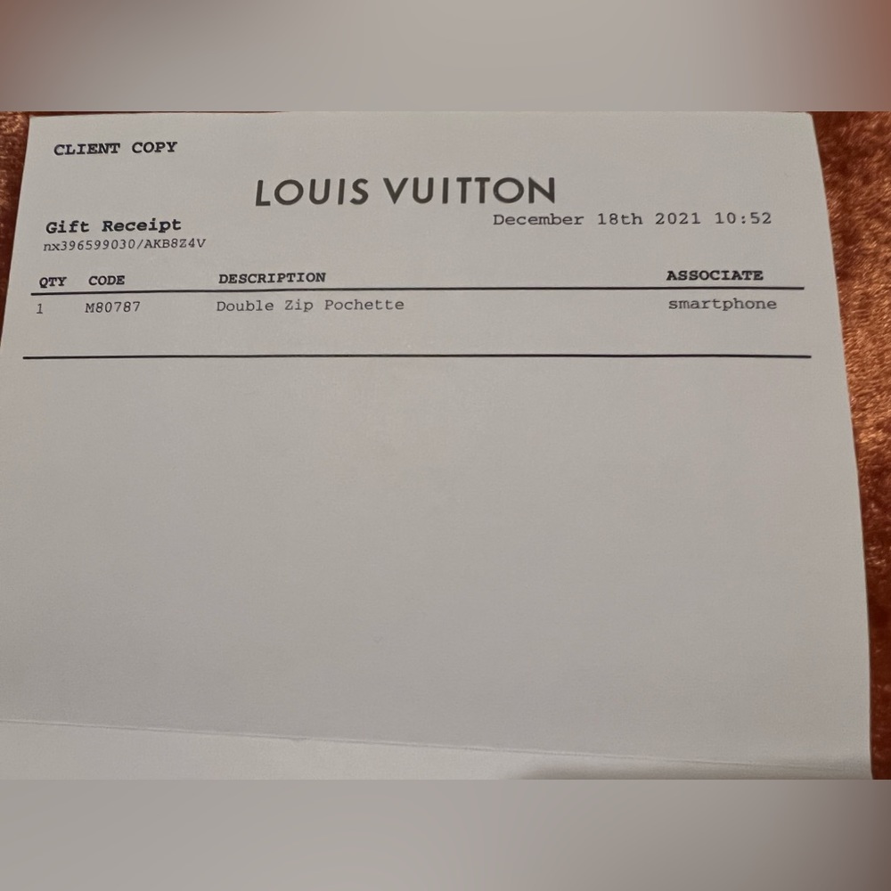 LV Double Zip Pochette - Picture 11 of 11